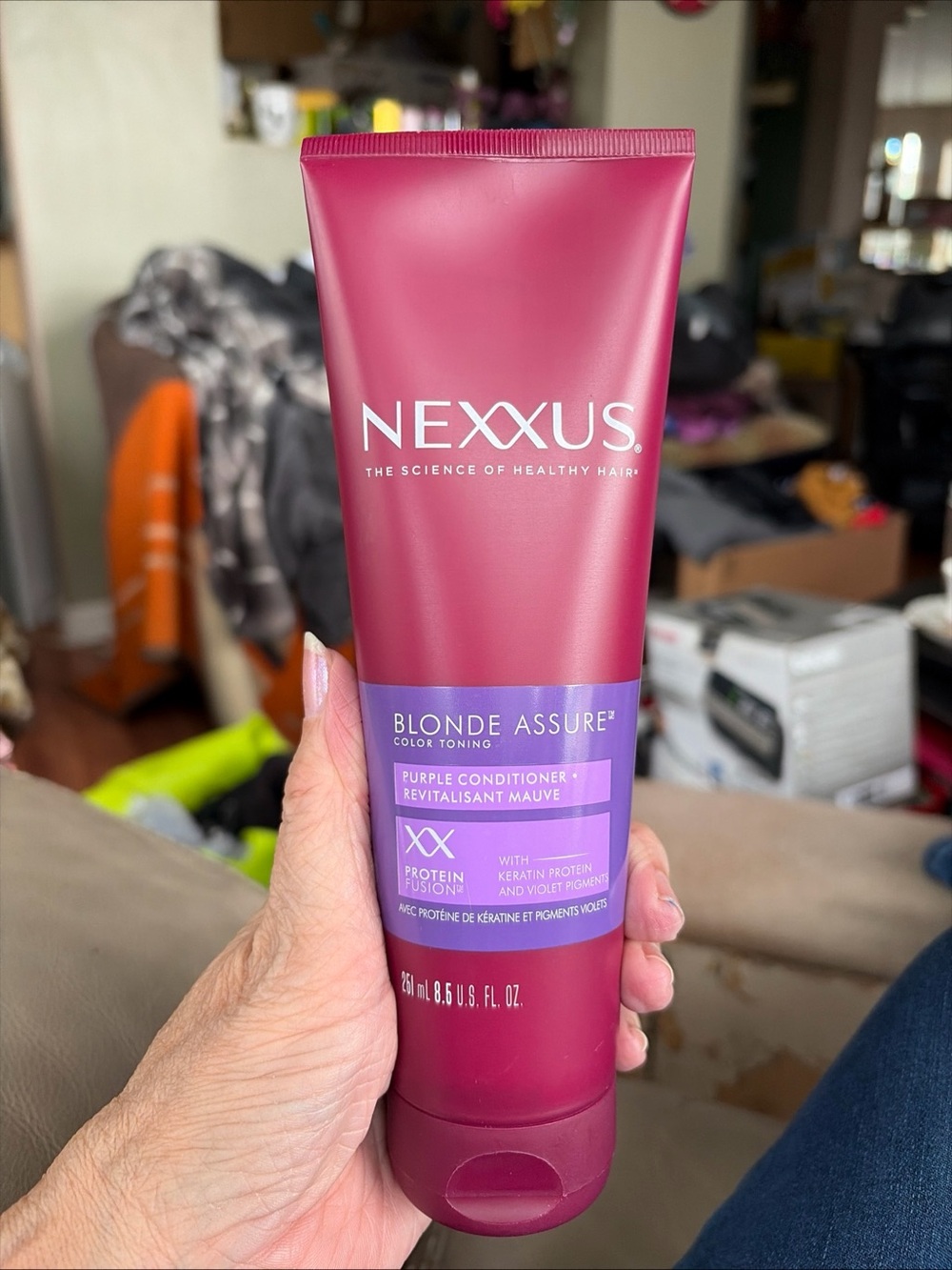 Nexx Mauve Blonde Assure Purple Toning Conditioner. 251ml. New